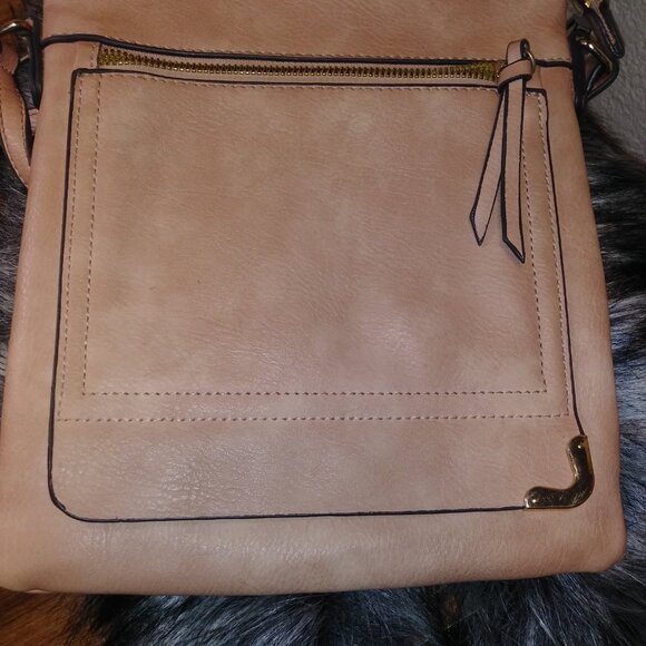 Vegan Leather Crossbody Bag - Picture 2 of 8